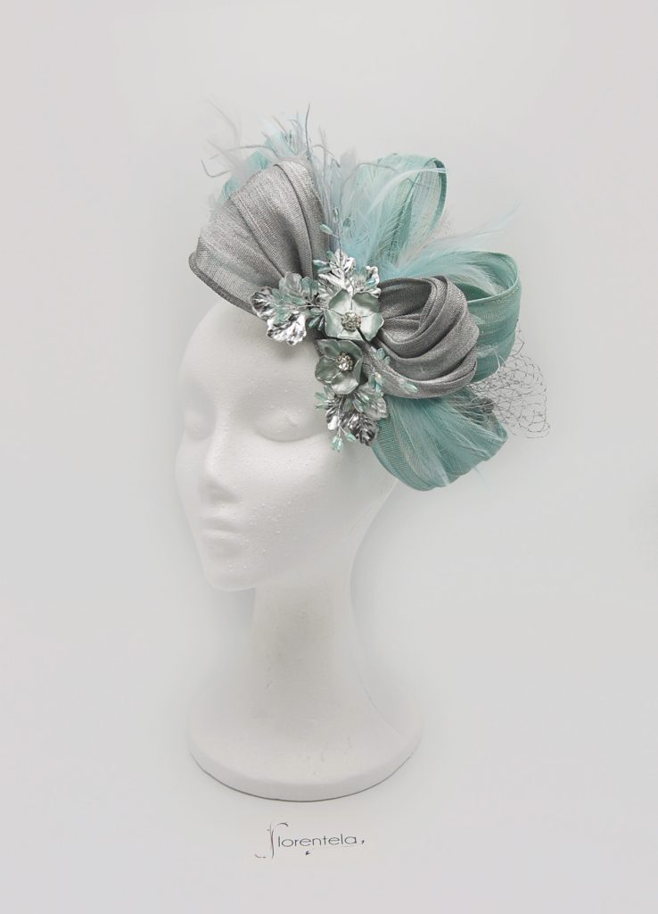 tocado lazo porcelana